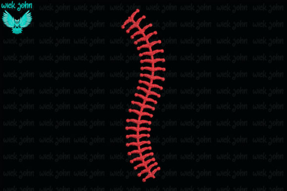 Baseball Stitches Embroidery