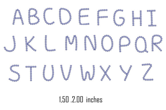 Font: A Creative Alphabet for Holiday Embroidery