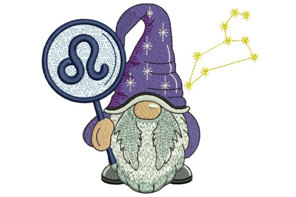 Leo Horoscope Gnome Embroidery Review
